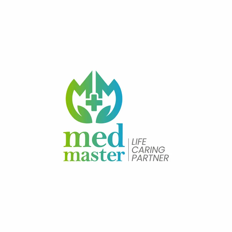 Med Master logo, designed by Kode Infotech